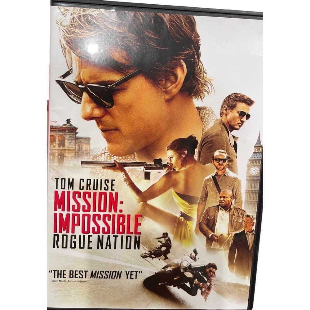 Mission: Impossible Rogue Nation DVD Tom Cruise Jeremy Renner Ving Rhames